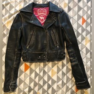 Victoria's Secret Pink Genuine Leather Jacket